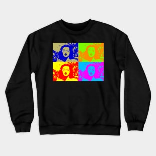 Hedy Lamarr Hollywood Pop Art Diptych Crewneck Sweatshirt